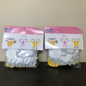 Easter Crafts 2 Packs Lamb Dress Up Kits Makes 24 Each Class Art Project DIY